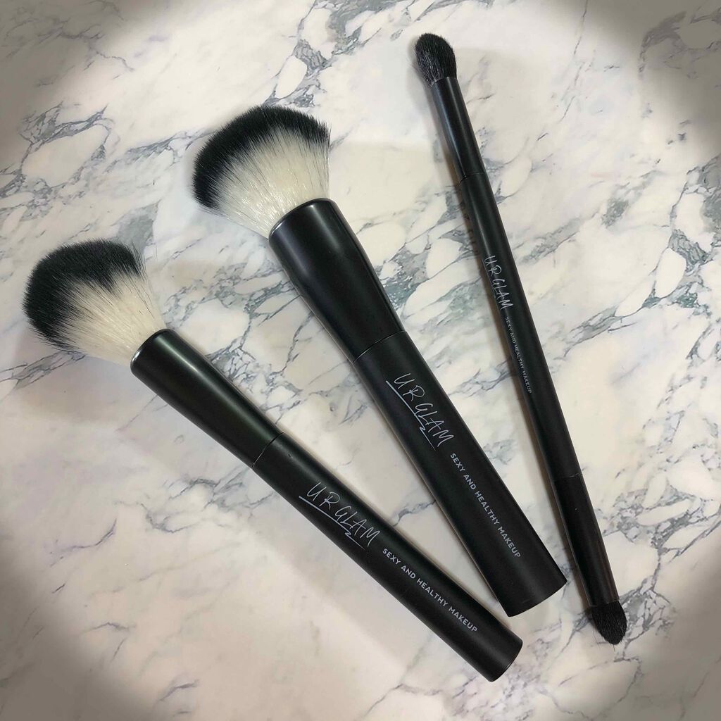 UR GLAM　DUO EYESHADOW BRUSH A（デュオアイシャドウブラシA）/U R GLAM/メイクブラシを使ったクチコミ（1枚目）