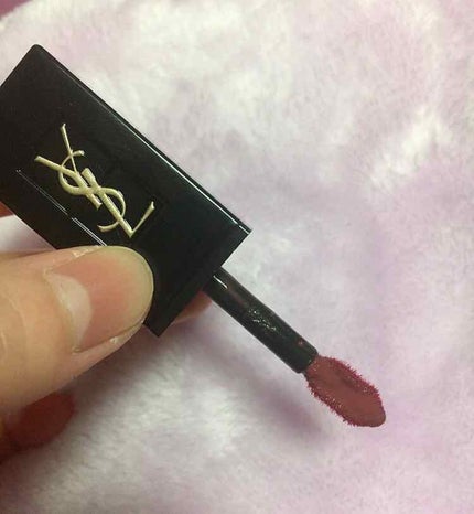 ルージュ ピュールクチュール ヴェルニ ウォーターステイン/YVES SAINT LAURENT BEAUTE/口紅を使ったクチコミ(2枚目)