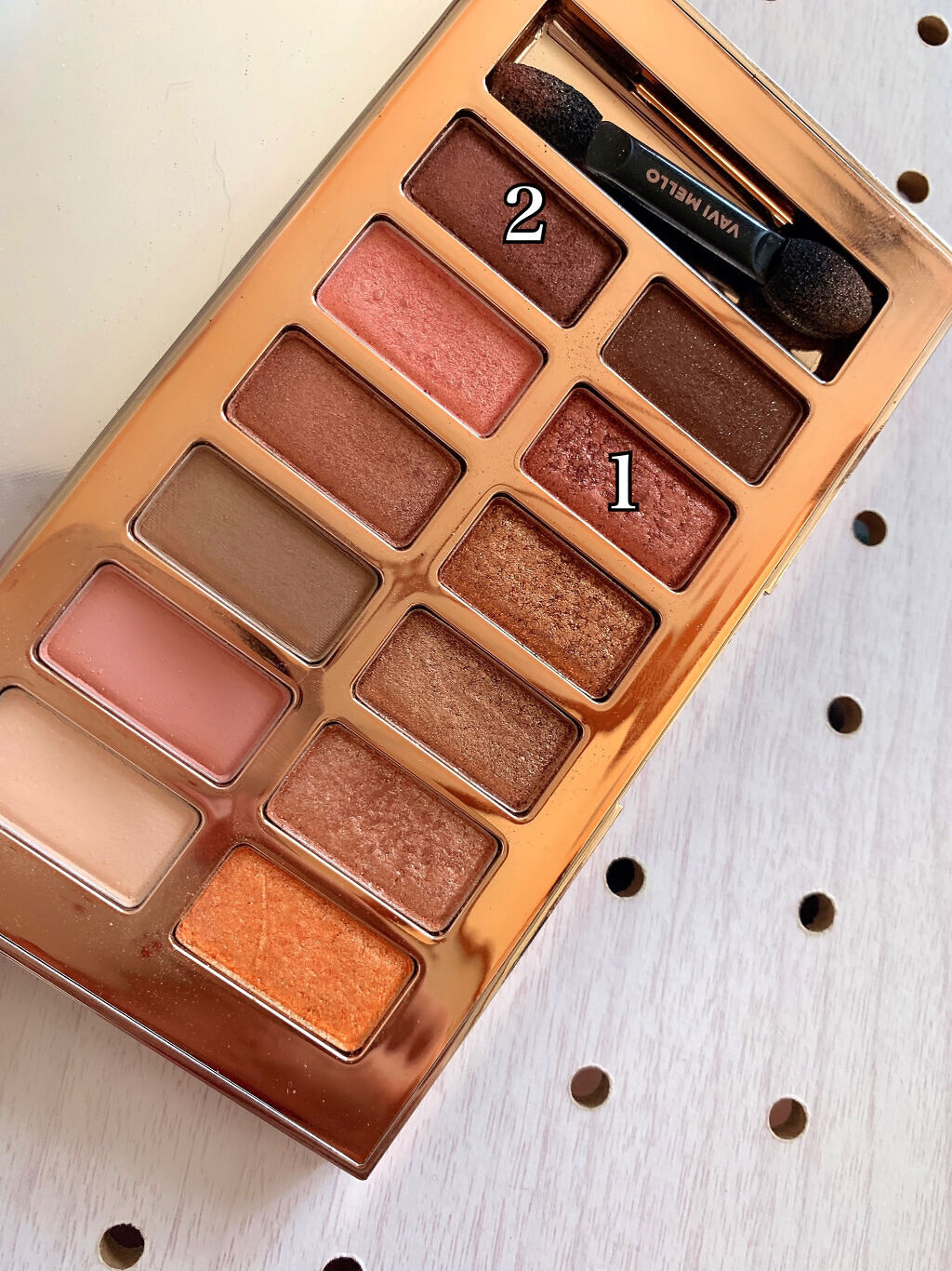 バレンタインボックス/VAVI MELLO/アイシャドウパレットを使ったクチコミ（2枚目）