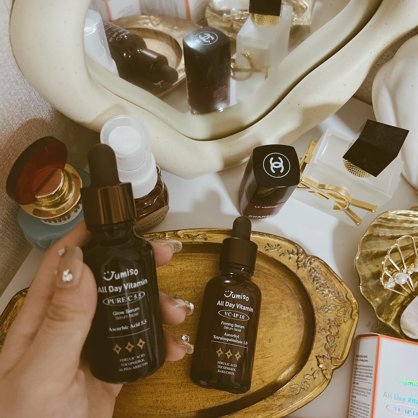 オールデービタミンVC-IP1.0ファーミングセラム/JUMISO/美容液を使ったクチコミ（3枚目）