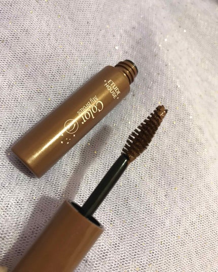 ETUDE カラーマイブロウマスカラのクチコミ「#エチュードハウス  カラーマイブロウ マスカラ
レッドブラウン
眉マスカラです(´∇`).....」(2枚目)