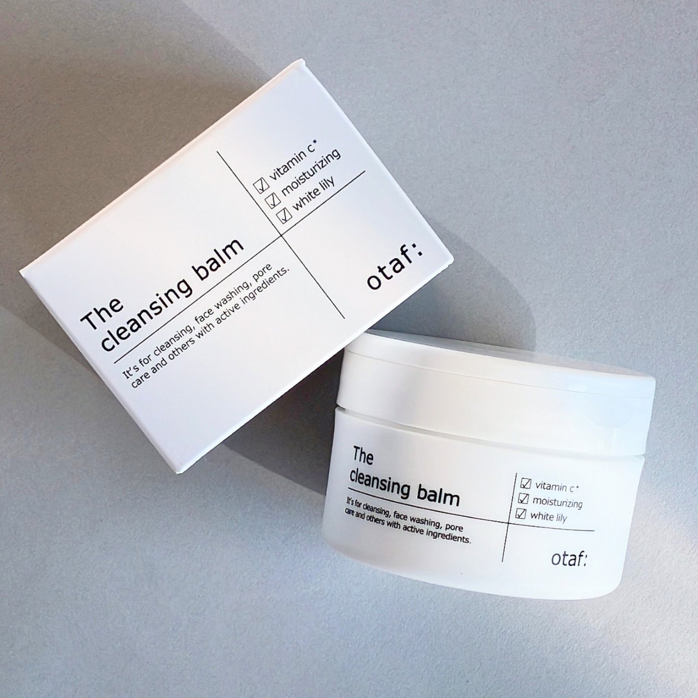 クレンジングバーム/otaf:/クレンジングバームを使ったクチコミ(1枚目)