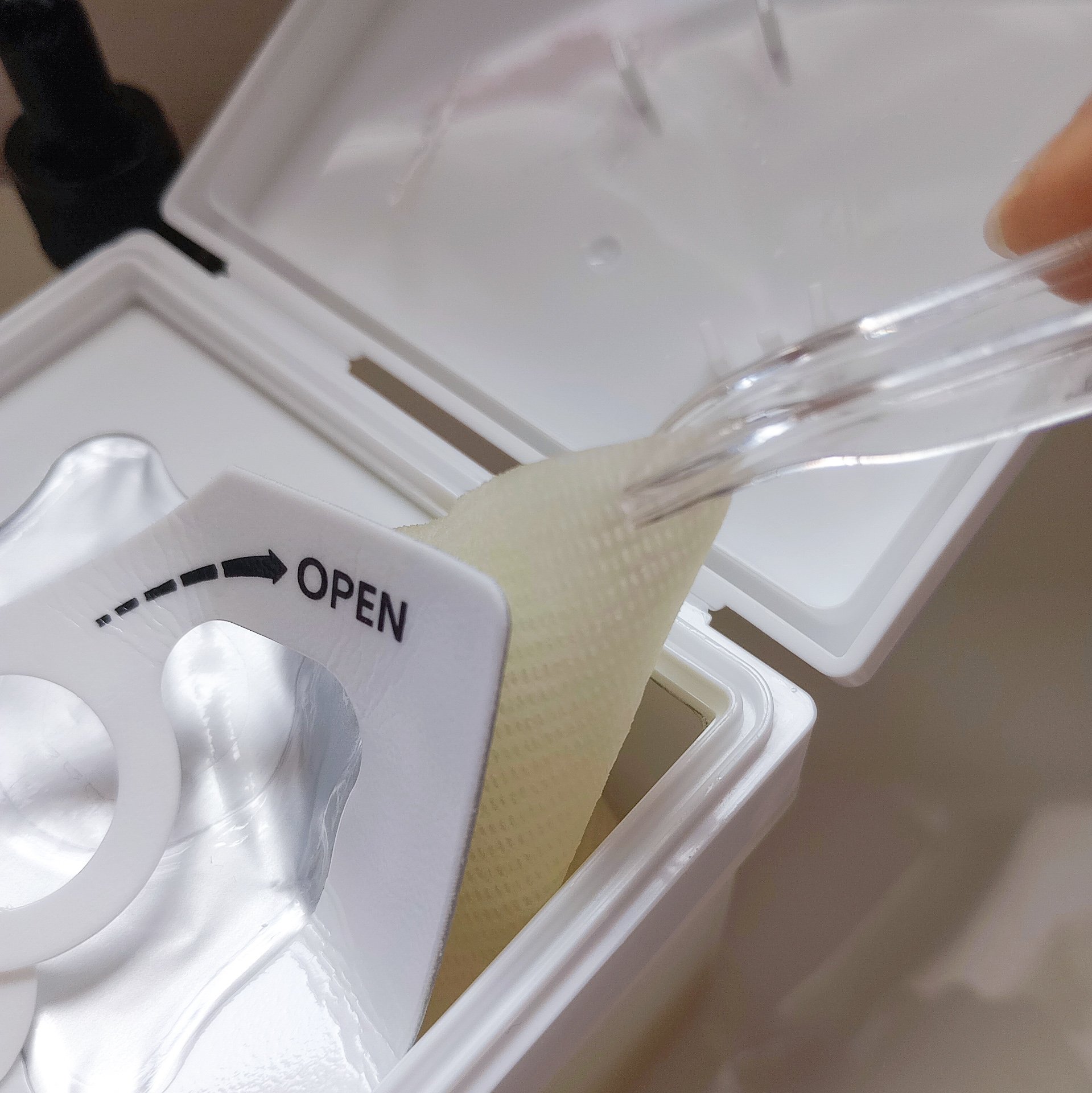 5番 白玉グルタチオンＣフィルムパッド/numbuzin/トナーパッドを使ったクチコミ（2枚目）