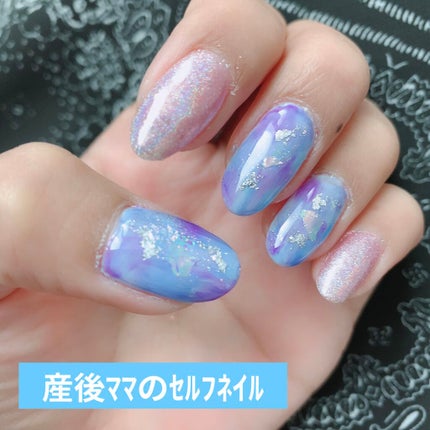 ユニコーンパウダー/セリア/ネイル用品を使ったクチコミ(1枚目)