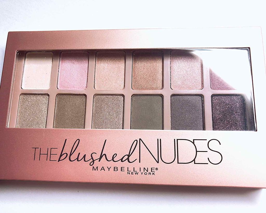 ヌードパレット ブラッシュド/MAYBELLINE NEW YORK/アイシャドウパレットを使ったクチコミ(1枚目)