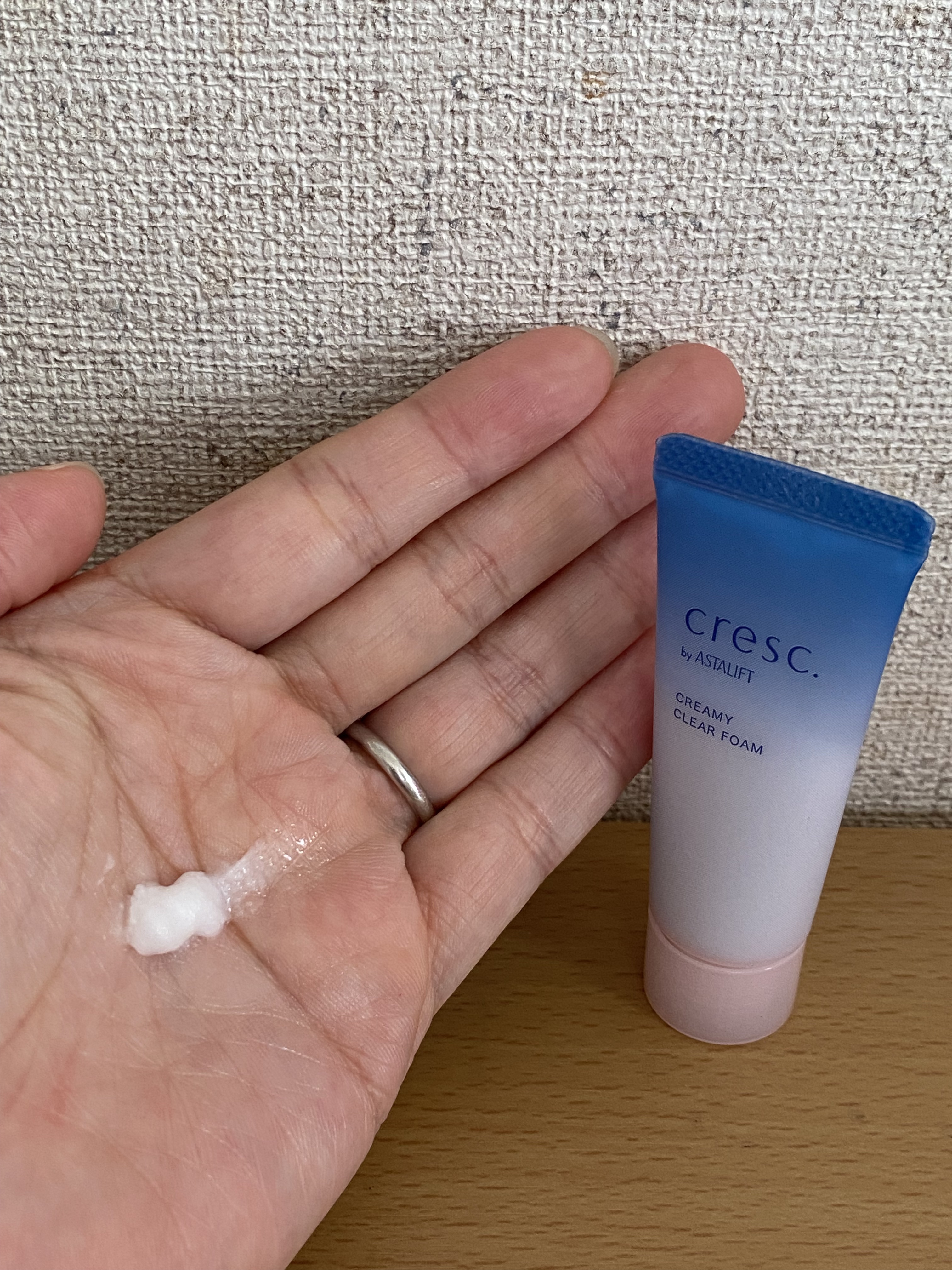 クリーミー クリアフォーム/cresc. by ASTALIFT/洗顔フォームを使ったクチコミ（2枚目）
