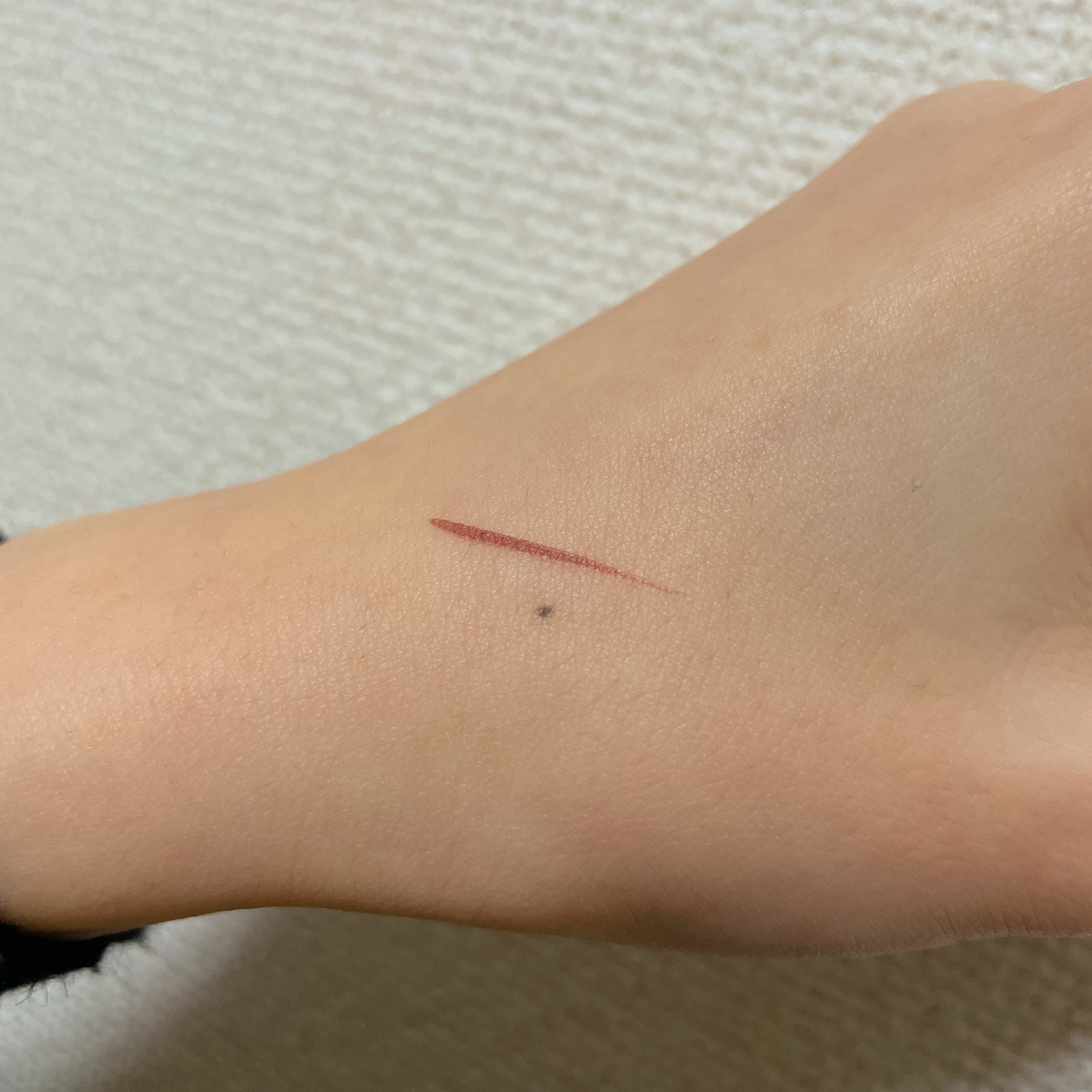 アイジェニックカラーライナー 20 ロージーブラウン/CEZANNE/アイライナーを使ったクチコミ（3枚目）