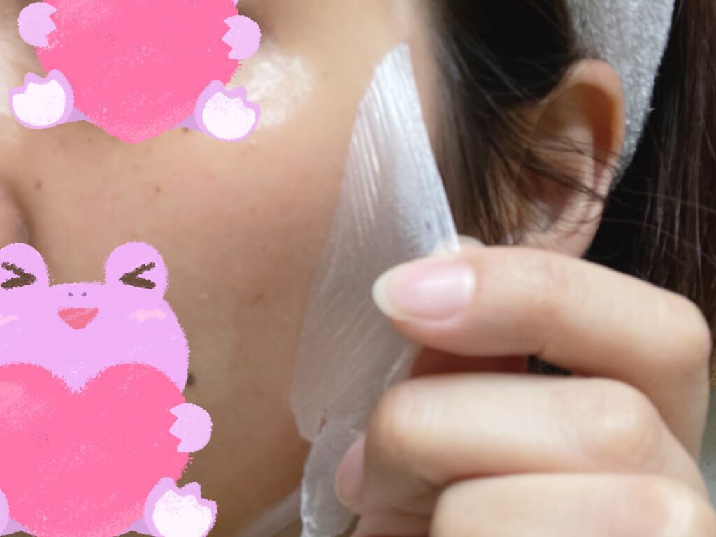 ももぷり フレッシュピールオフパック/ももぷり/ピーリングを使ったクチコミ（3枚目）