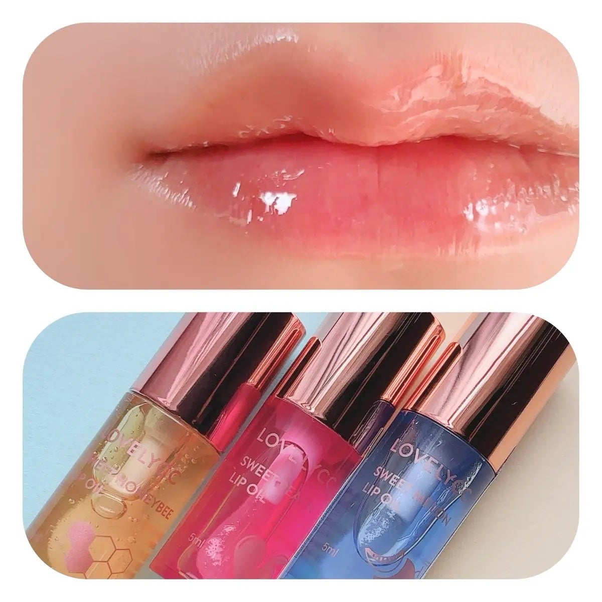 スイートリップオイル/LOVELYCC/リップオイルを使ったクチコミ(4枚目)