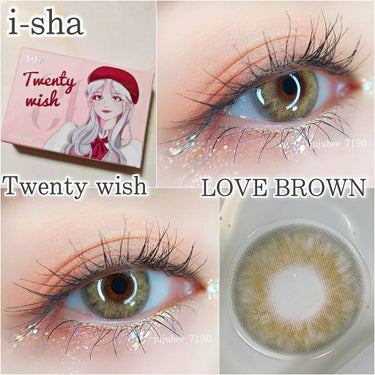 i-sha
🆕Twenty wish

🌟LOVEBROWN
DIA:14.1  GDIA:13.8
BC:8.6  1year

ベージュブラウンがキュートでフレッシュなちゅるんとハーフアイに♡ふんわ