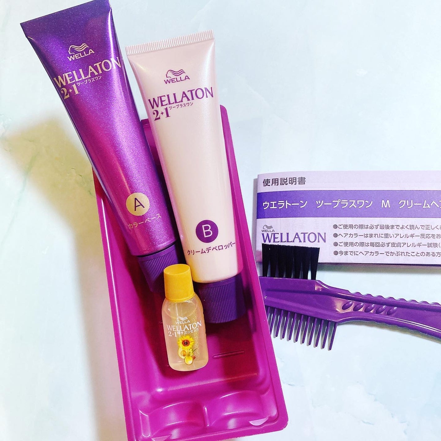 ウエラトーン ツープラスワン クリームタイプ/ウエラ/ヘアカラーを使ったクチコミ(3枚目)