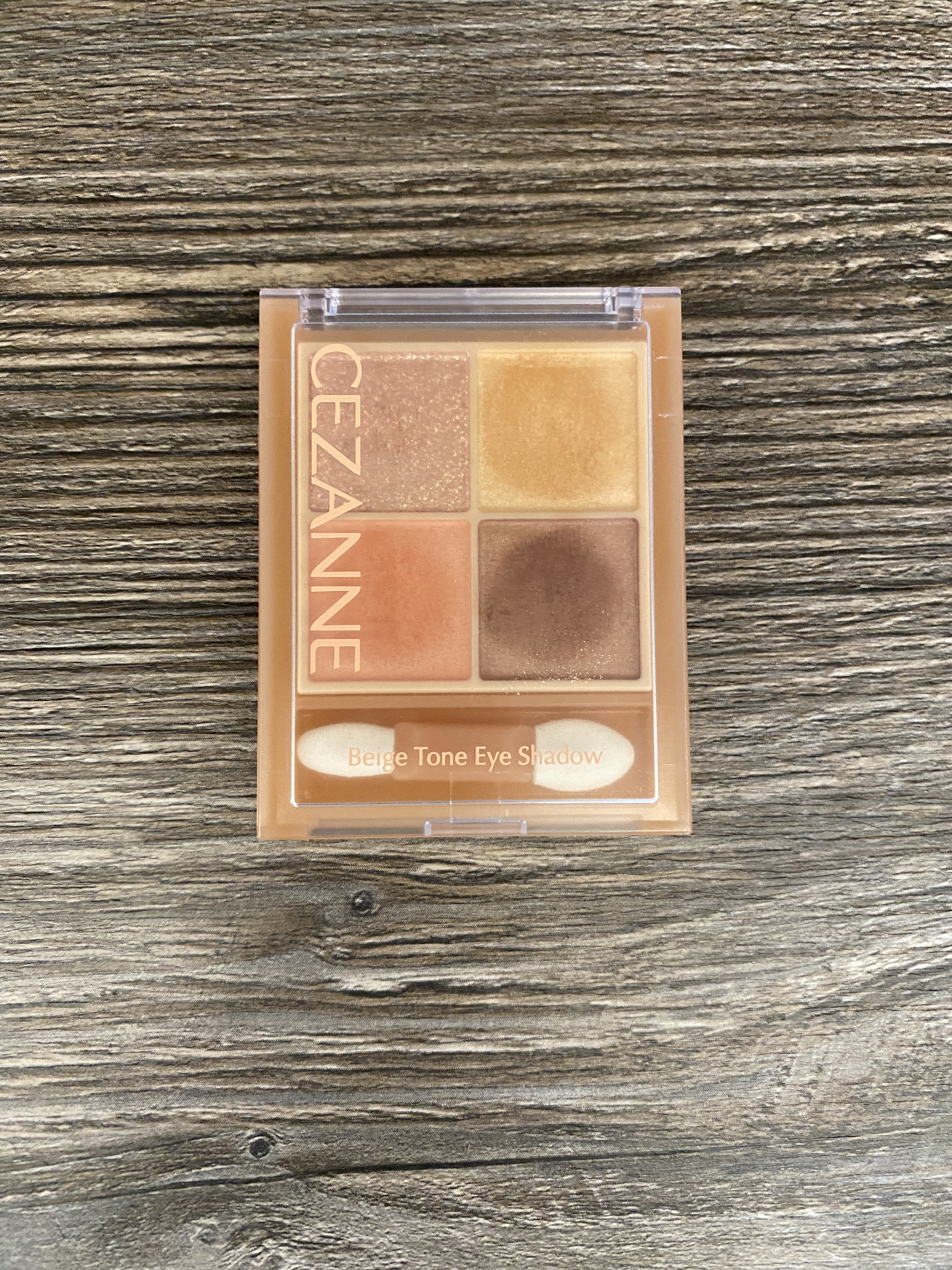 ベージュトーンアイシャドウ 04 ミモザベージュ/CEZANNE/アイシャドウパレットを使ったクチコミ（1枚目）