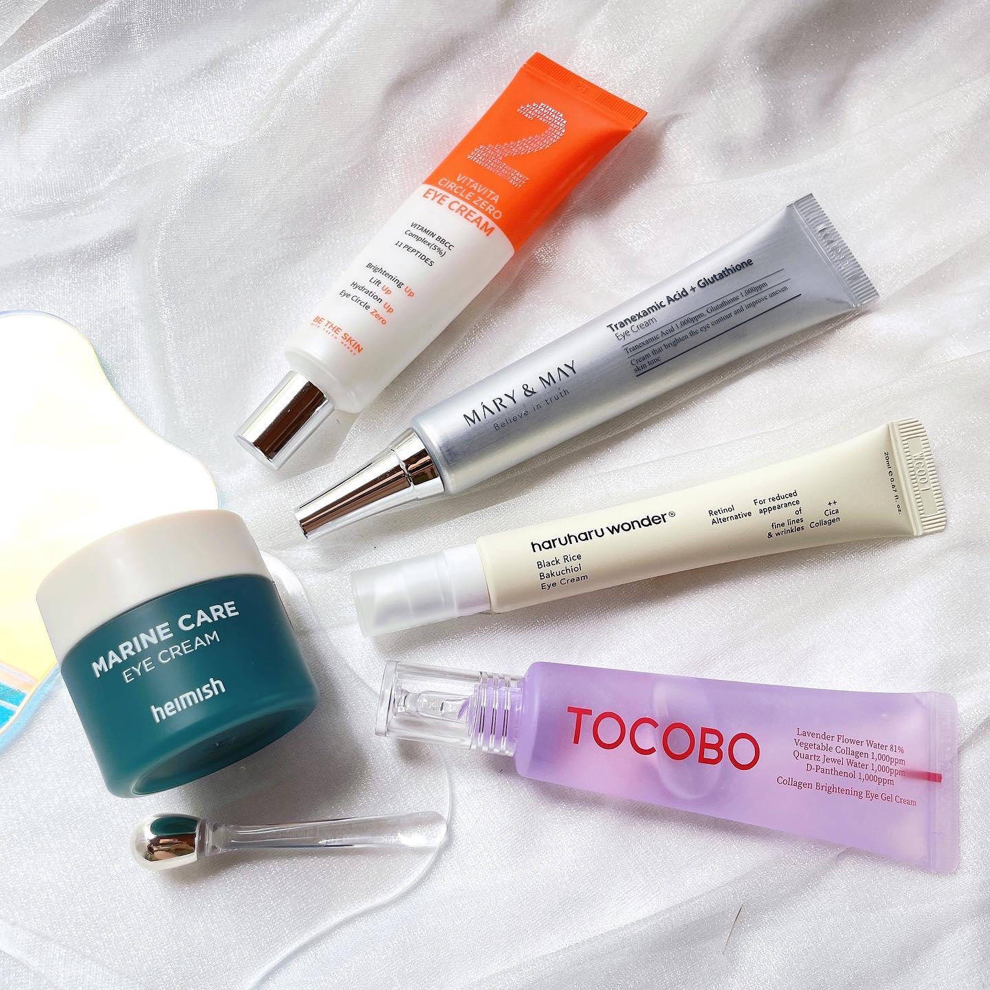 Marine Care Eye Cream /heimish/アイケア・アイクリームを使ったクチコミ（1枚目）