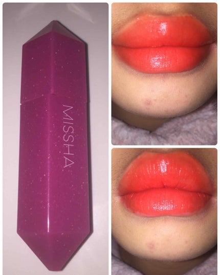 ウィッシュストーン ティント ウォータージェル/MISSHA/リップグロスを使ったクチコミ(2枚目)