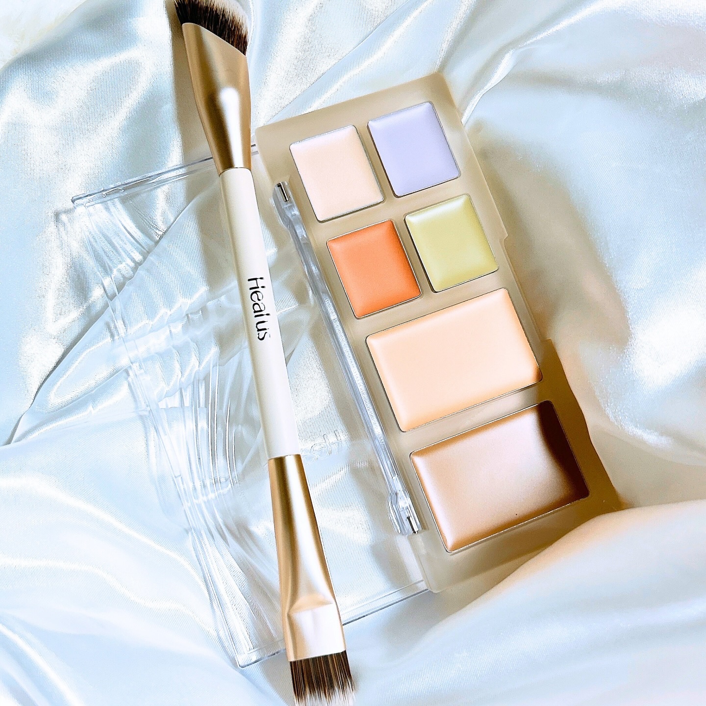 ブリージングコンシーラーパレット/Healus/パレットコンシーラーを使ったクチコミ（3枚目）