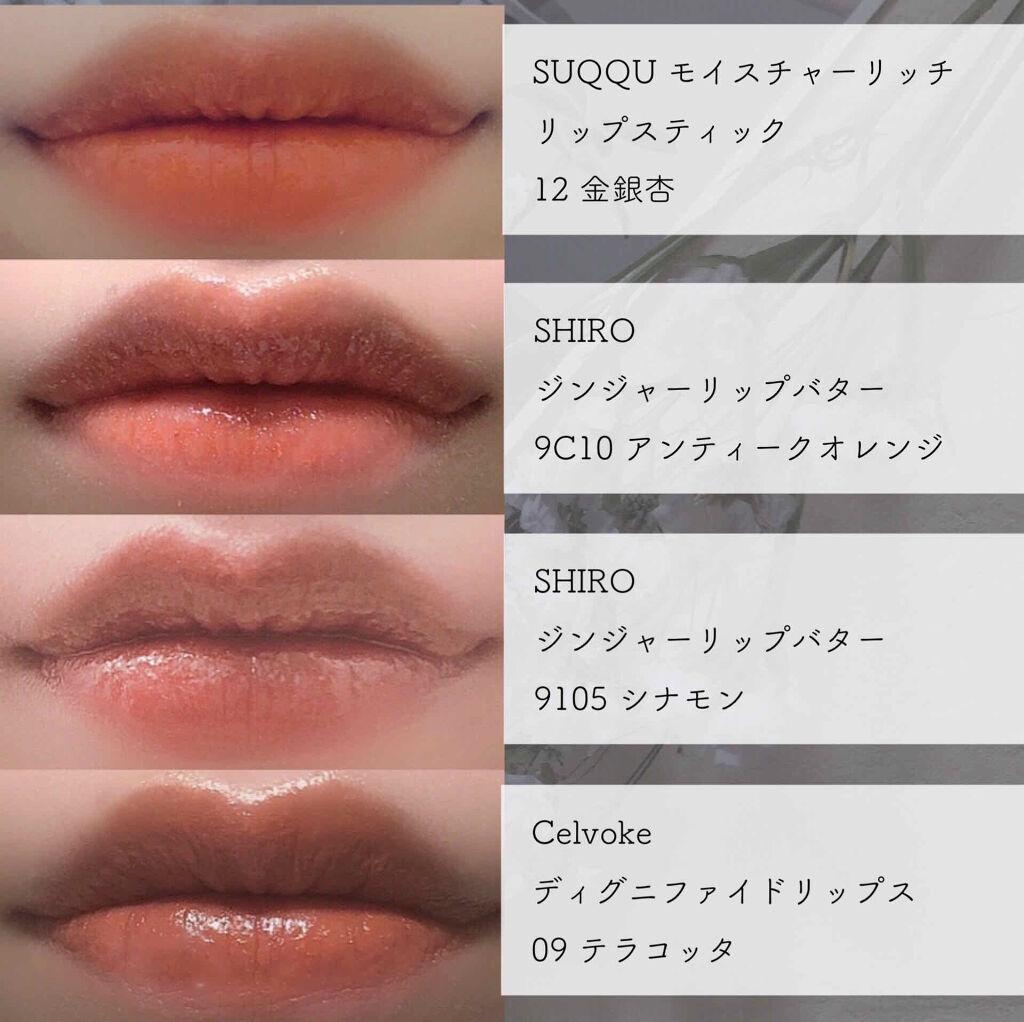 ジンジャーリップバター/SHIRO/リップグロスを使ったクチコミ（2枚目）