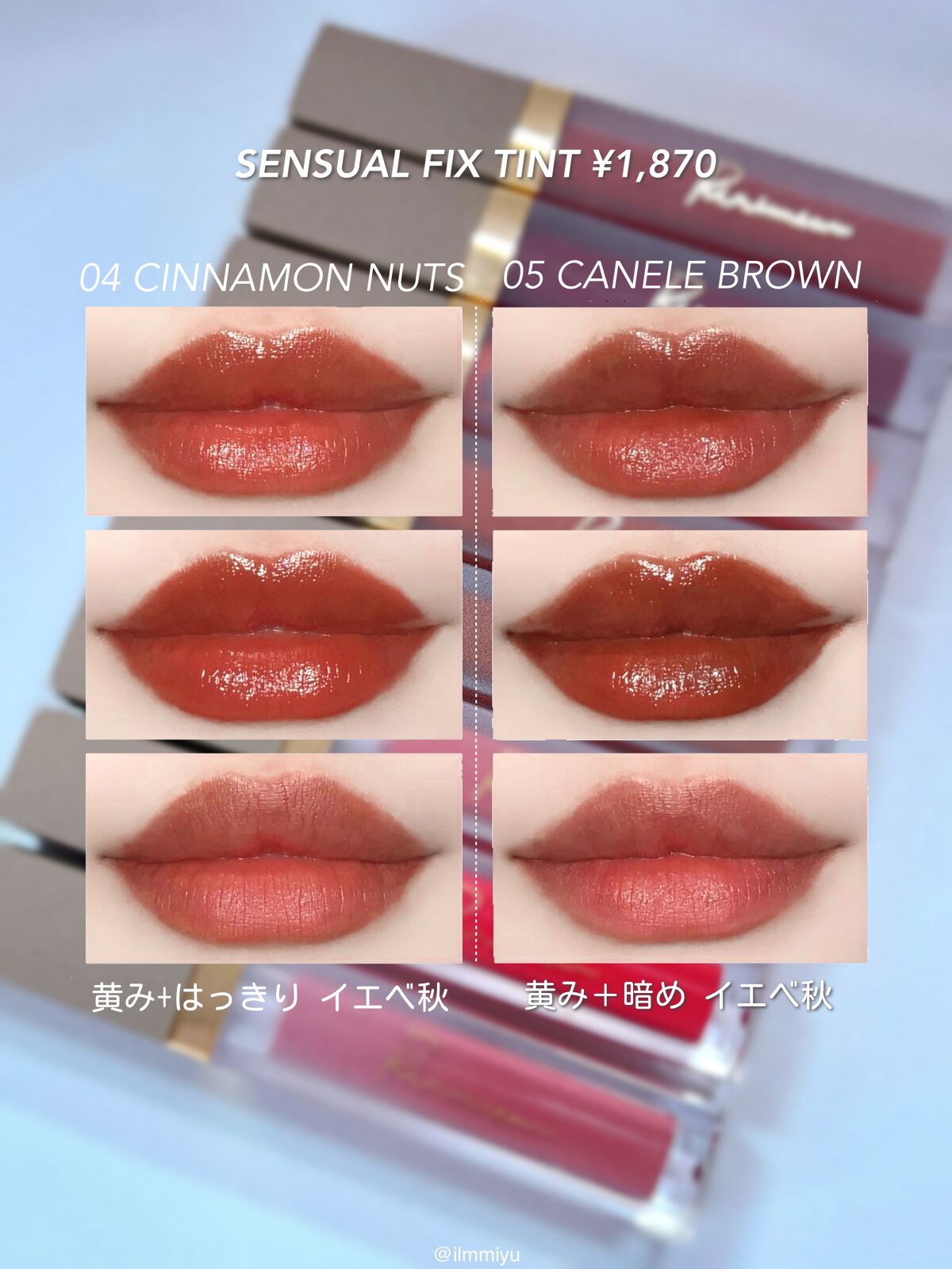 センシュアルフィックスティント/Ririmew/リップティントを使ったクチコミ(6枚目)