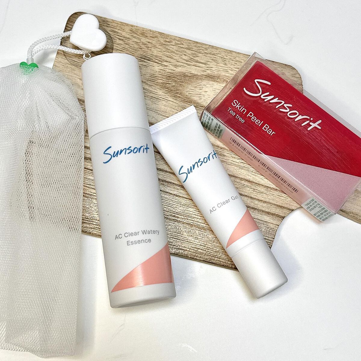 スキンピールバー ティートゥリー/サンソリット/洗顔石鹸を使ったクチコミ(1枚目)