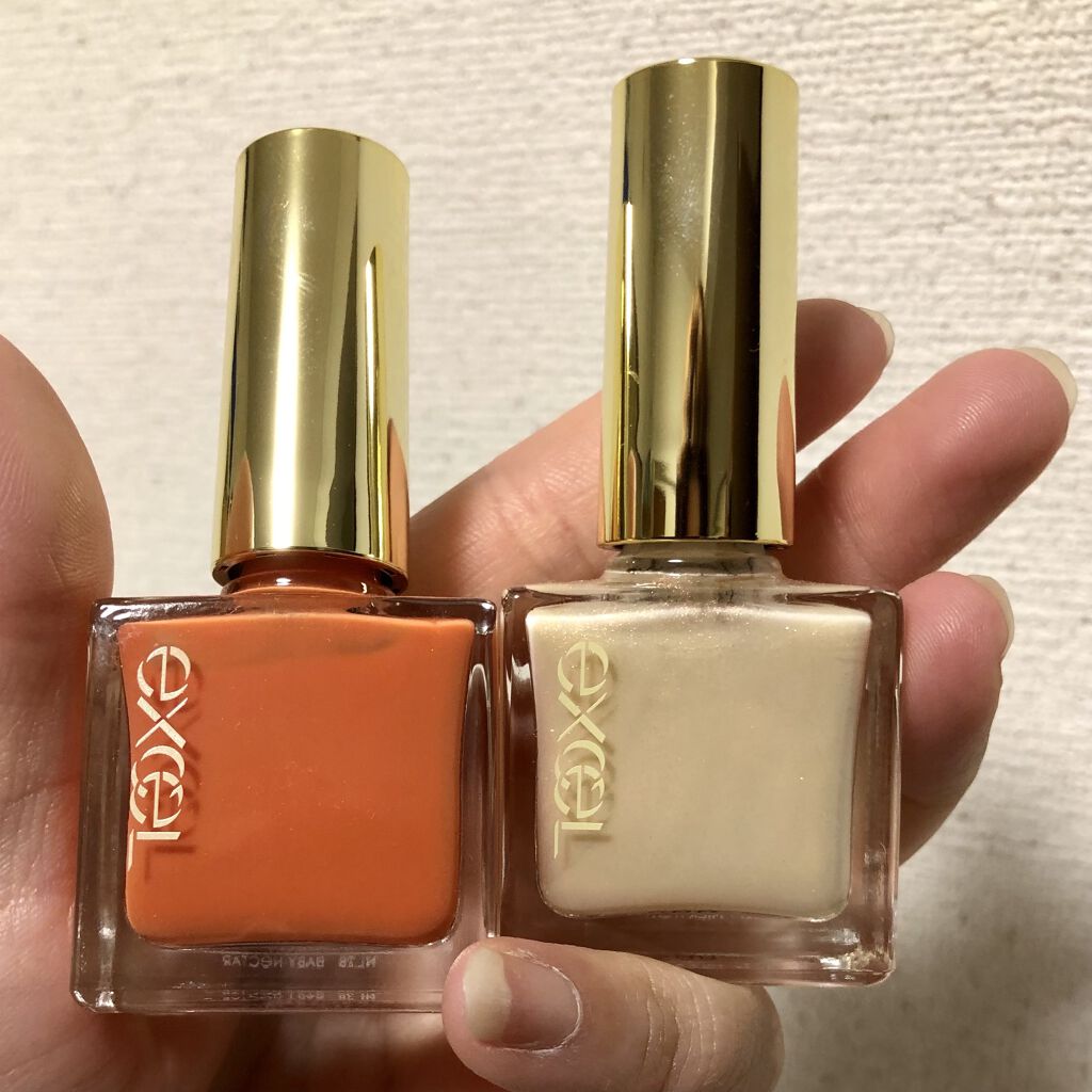 エクセル ネイルポリッシュ N NL28 ベビーネクター/excel/マニキュアを使ったクチコミ（1枚目）