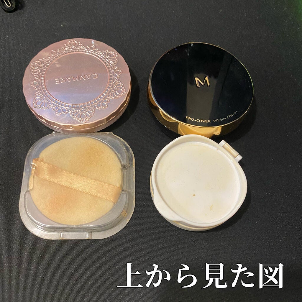 M クッション ファンデーション(モイスチャー)/MISSHA/クッションファンデーションを使ったクチコミ(2枚目)