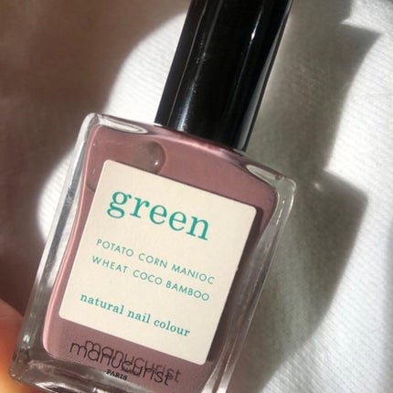グリーン ナチュラルネイルカラー/manucurist/マニキュアを使ったクチコミ(2枚目)