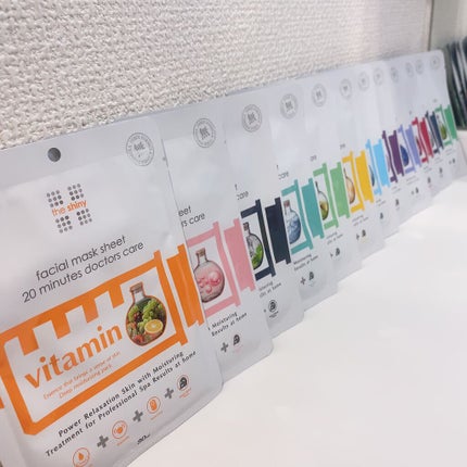 the shiny faciaI mask sheet 20 minutes doctors care /The Shiny/シートマスク・パックを使ったクチコミ(2枚目)