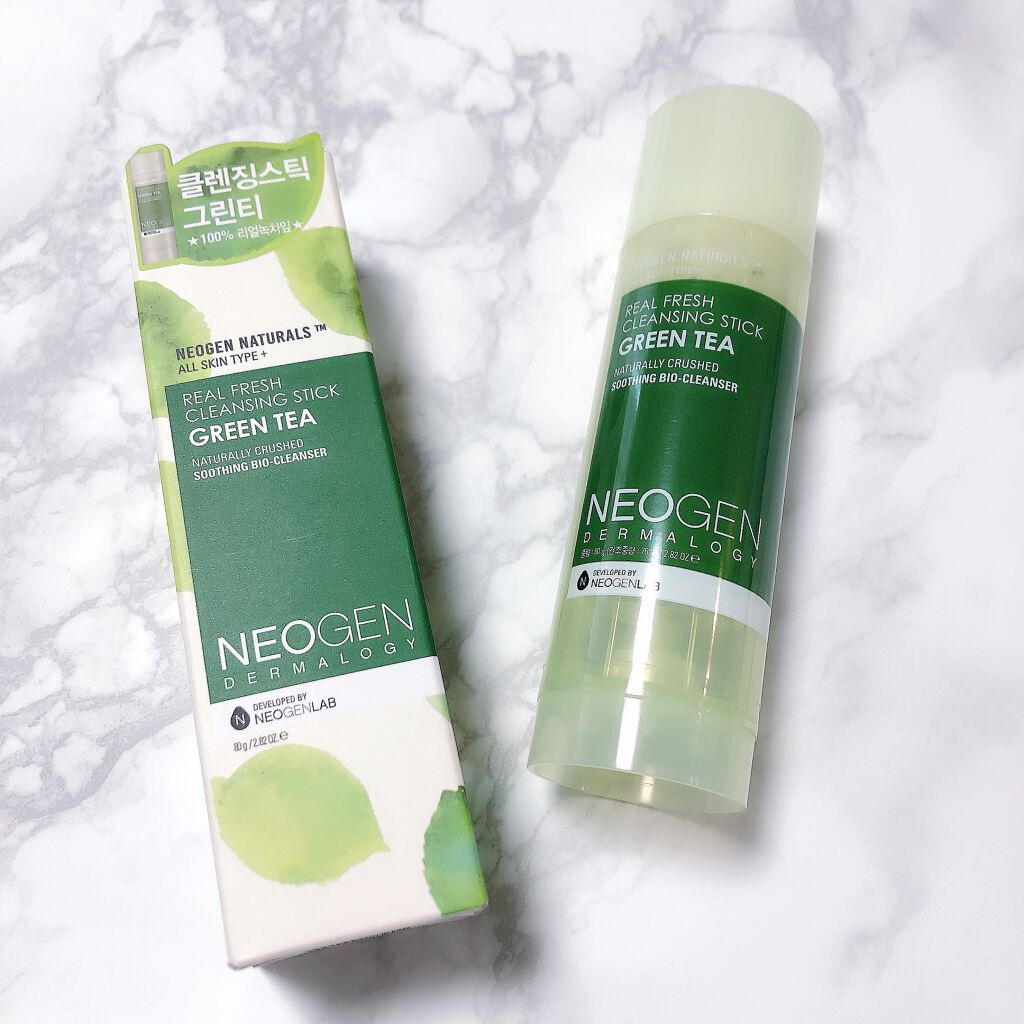 ダーマロジー リアルフレッシュクレンジングスティック グリーンティー/NEOGEN/クレンジングバームを使ったクチコミ(4枚目)