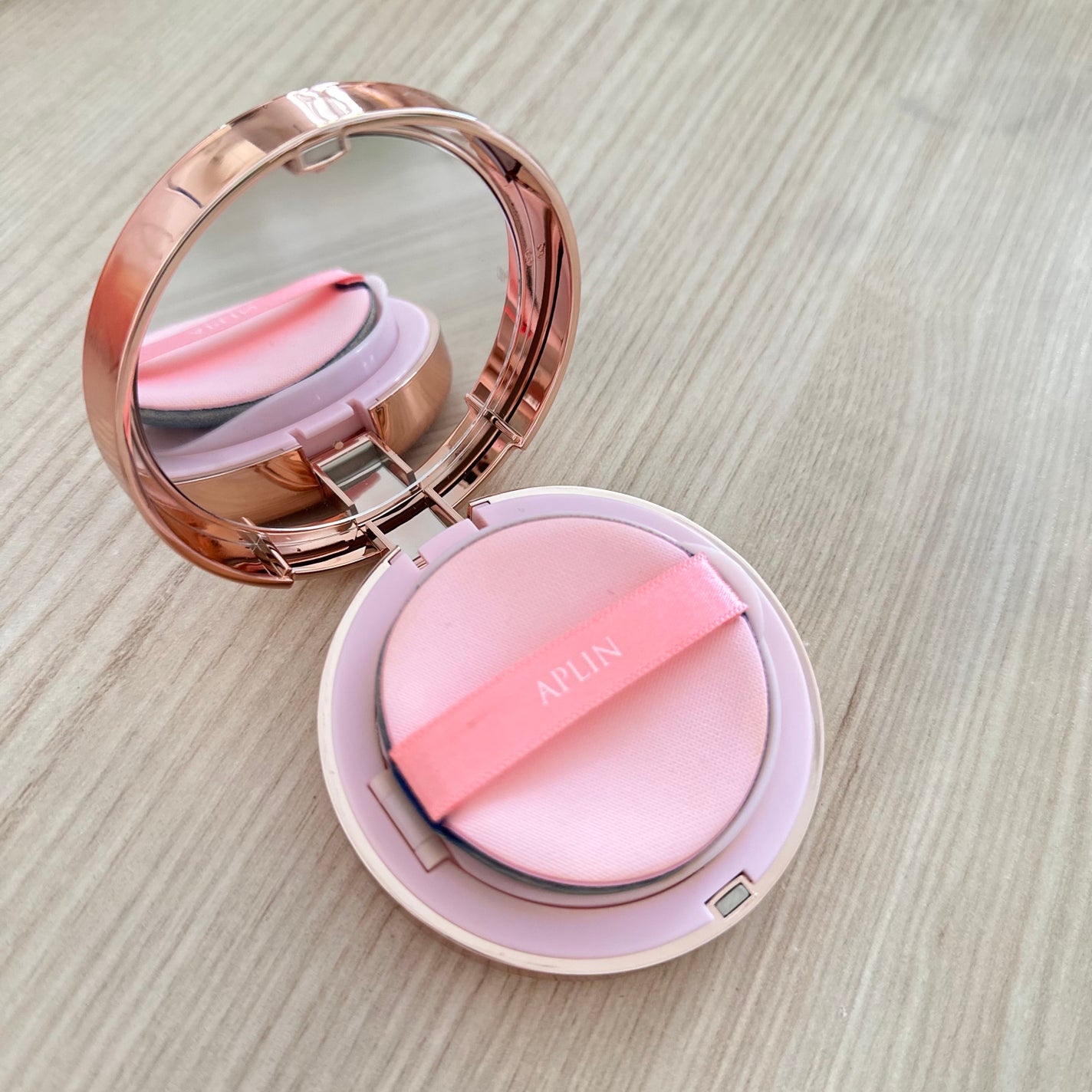 ピンクティーツリーカバープライマークッション/APLIN/クッションファンデーションを使ったクチコミ(2枚目)