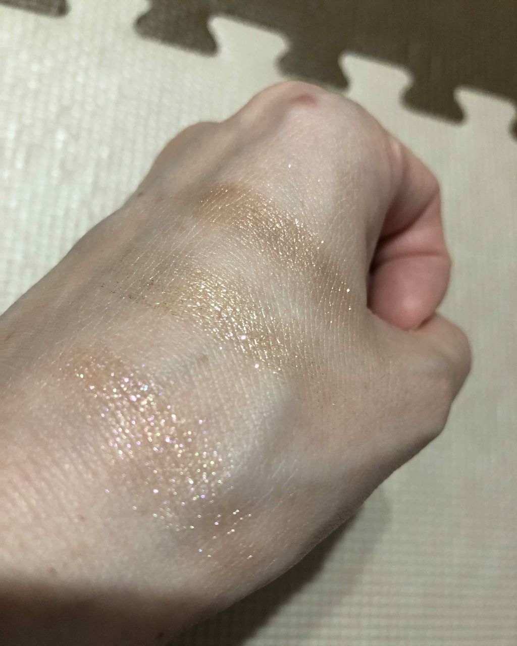 グリッタープリズム シャドウ/MISSHA/グリッターを使ったクチコミ(3枚目)