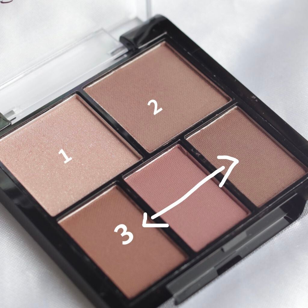 マルチアイパレット/U R GLAM/アイシャドウパレットを使ったクチコミ(2枚目)