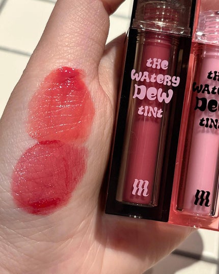 ザ ウォータリーデューティント/MERZY/リップティントを使ったクチコミ(4枚目)