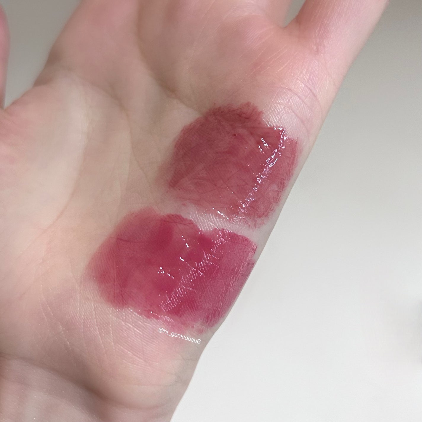 グラスティングウォーターティント/rom&nd/リップティントを使ったクチコミ(2枚目)