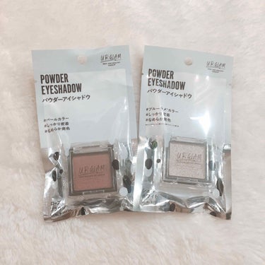 UR GLAM　POWDER EYESHADOW シェルホワイト〈ブルーラメ〉/U R GLAM/シングルアイシャドウを使ったクチコミ（2枚目）