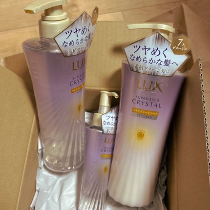スーパーリッチクリスタル マルチダメージリペア シャンプー/トリートメント/LUX/市販シャンプーを使ったクチコミ(1枚目)