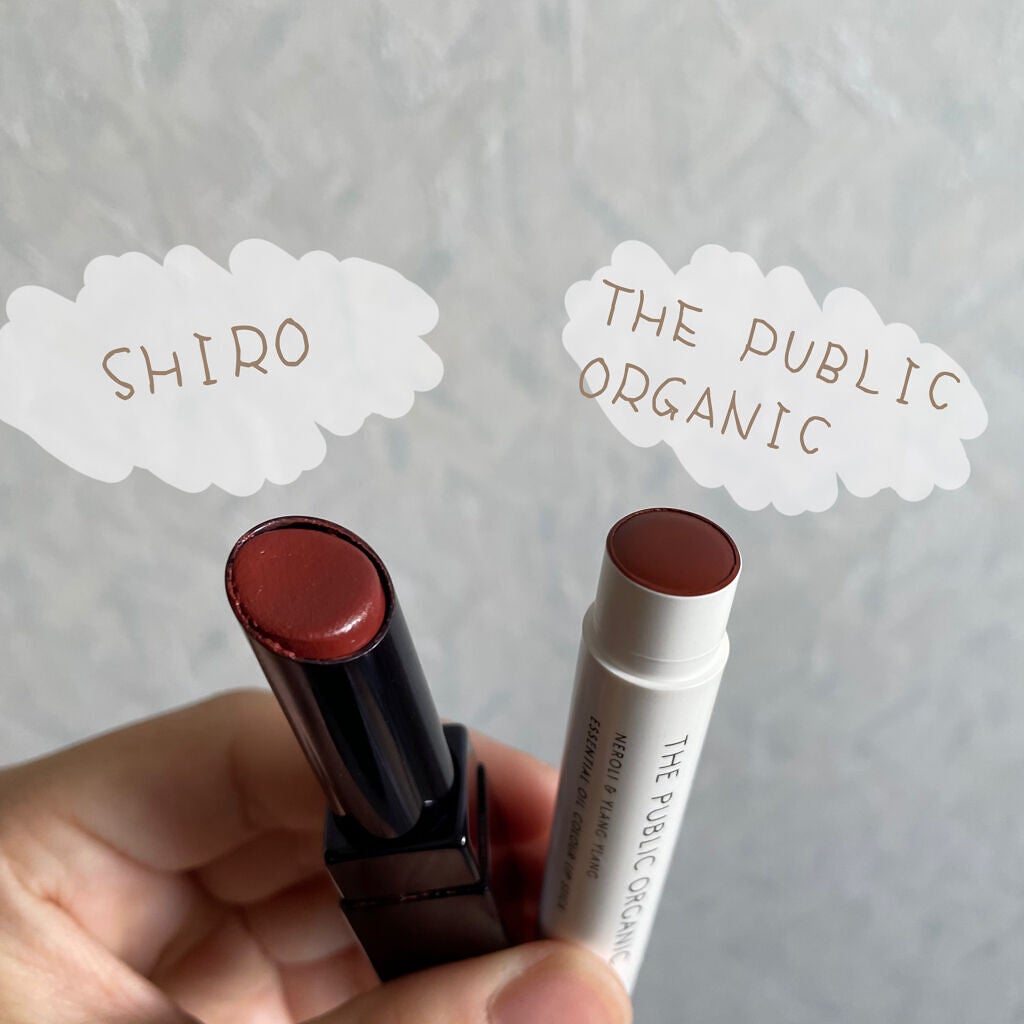 オーガニック認証 精油カラーリップスティック/THE PUBLIC ORGANIC/口紅を使ったクチコミ(2枚目)