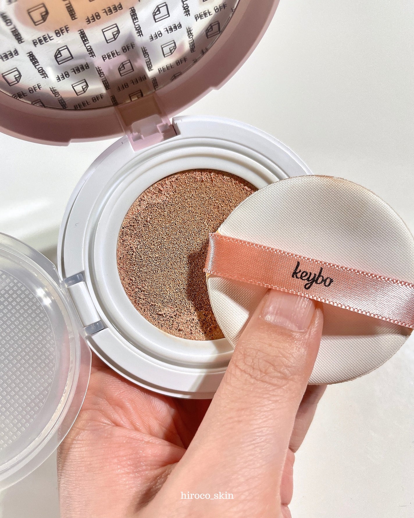 F5 リフレッシュクッション/keybo/クッションファンデーションを使ったクチコミ(2枚目)