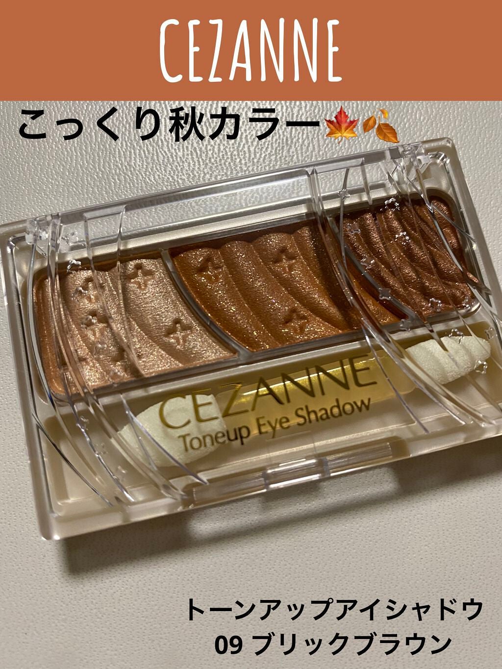 トーンアップアイシャドウ/CEZANNE/アイシャドウパレットを使ったクチコミ(1枚目)