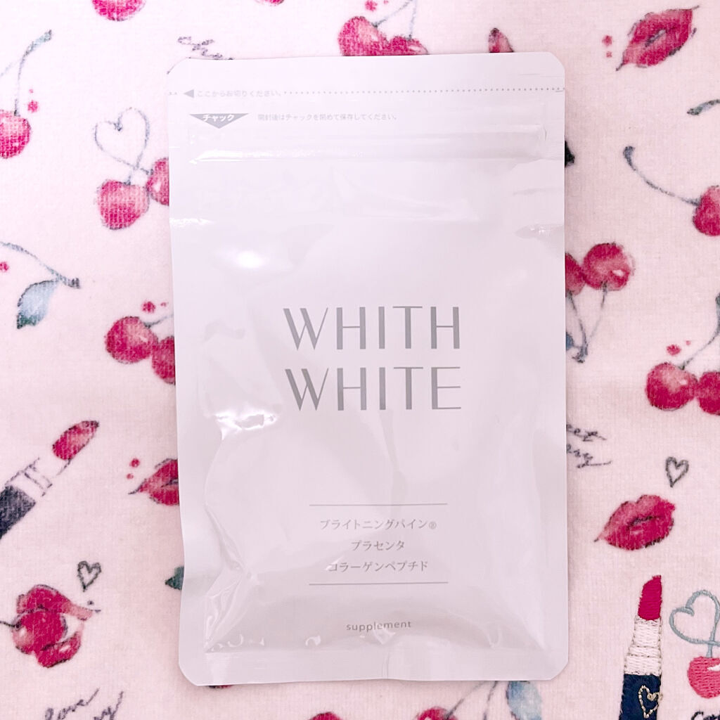 美白 サプリ/WHITH WHITE/美容サプリメントを使ったクチコミ（1枚目）