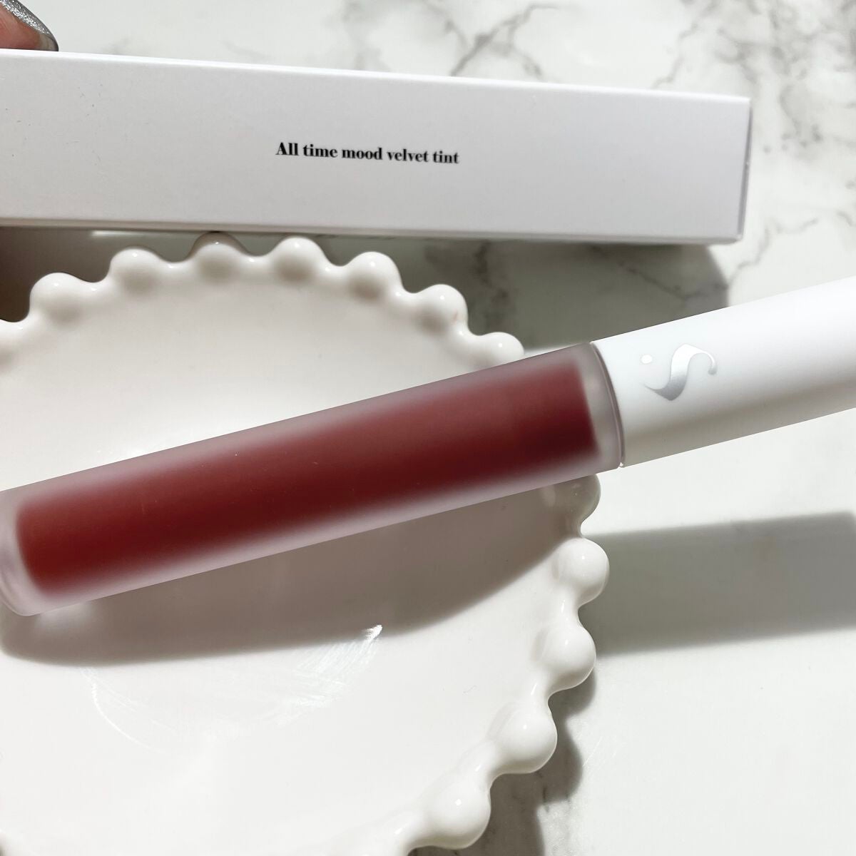 オールタイム ムード ベルベットティント/saat insight/リップティントを使ったクチコミ(3枚目)