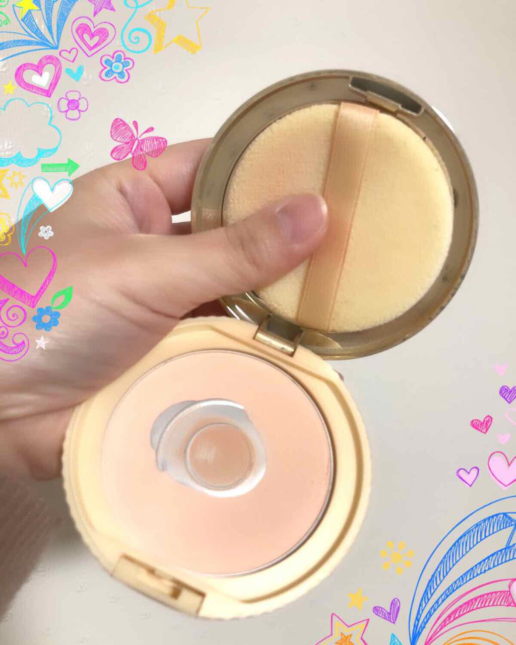 【旧品】マシュマロフィニッシュパウダー/キャンメイク/プレストパウダーを使ったクチコミ（2枚目）