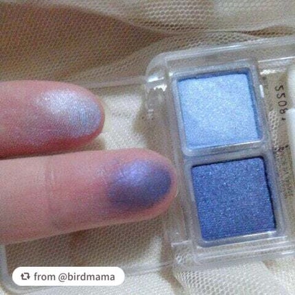 ツイン カラー アイシャドウ/ちふれ/アイシャドウパレットを使ったクチコミ(3枚目)