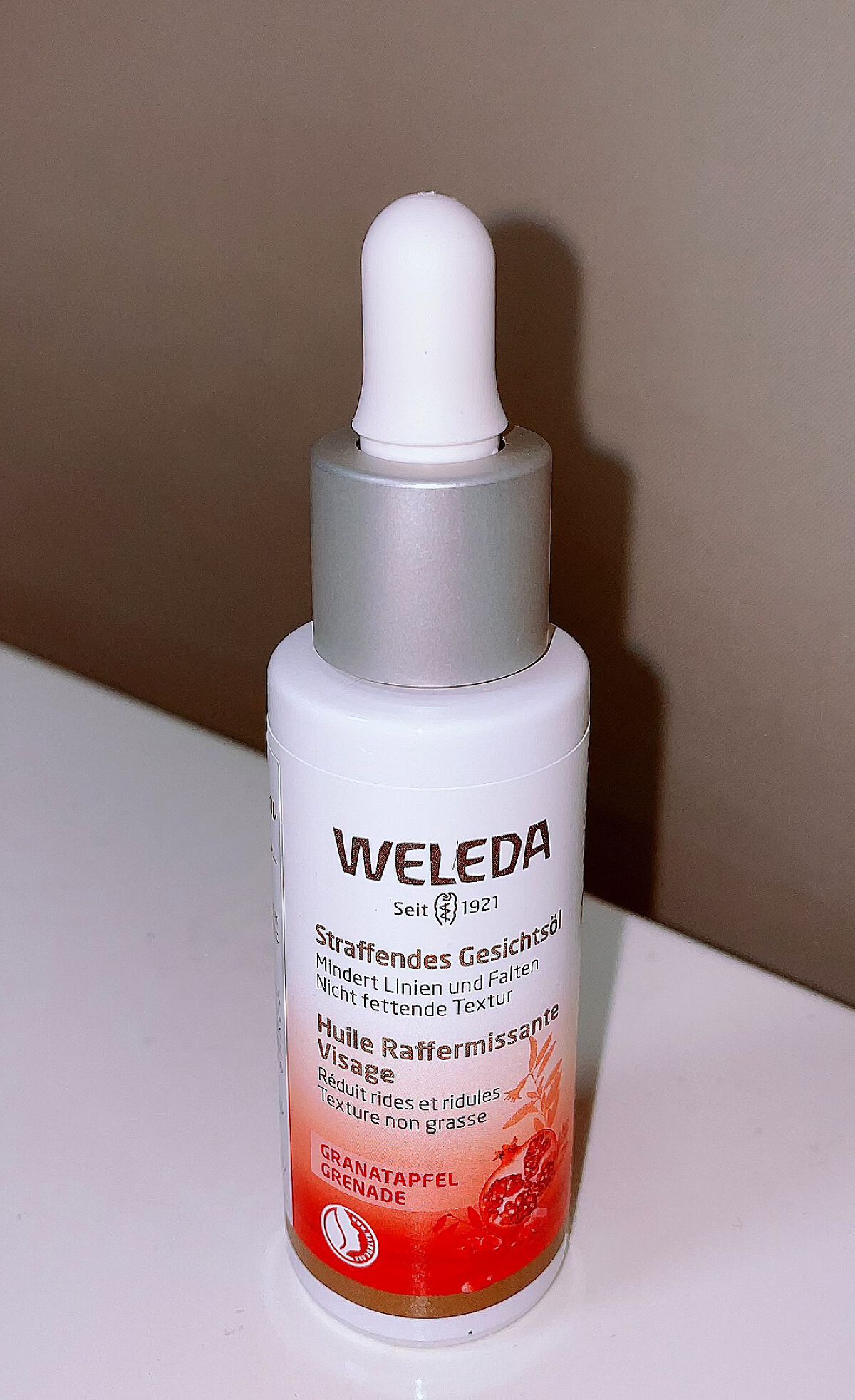 ざくろ フェイシャルオイル/WELEDA/フェイスオイルを使ったクチコミ（2枚目）