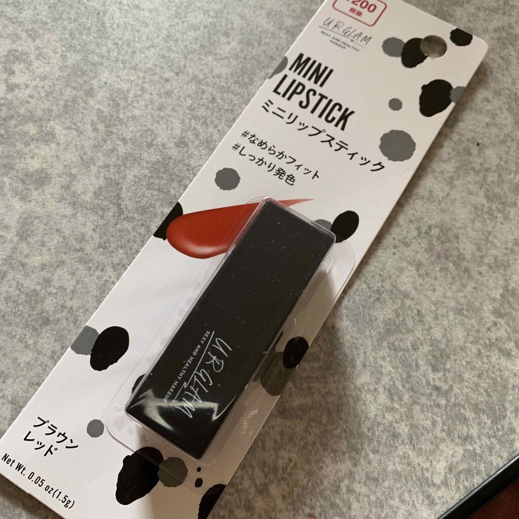 UR GLAM     MINI LIPSTICK/U R GLAM/口紅を使ったクチコミ(1枚目)