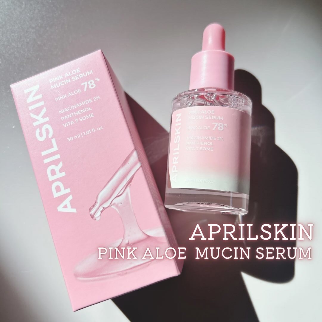 ピンクアロエムチンセラム/APRILSKIN/美容液を使ったクチコミ（1枚目）