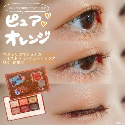 ナイストゥミーチュートランク/MAJOLICA MAJORCA/アイシャドウパレットを使ったクチコミ(1枚目)