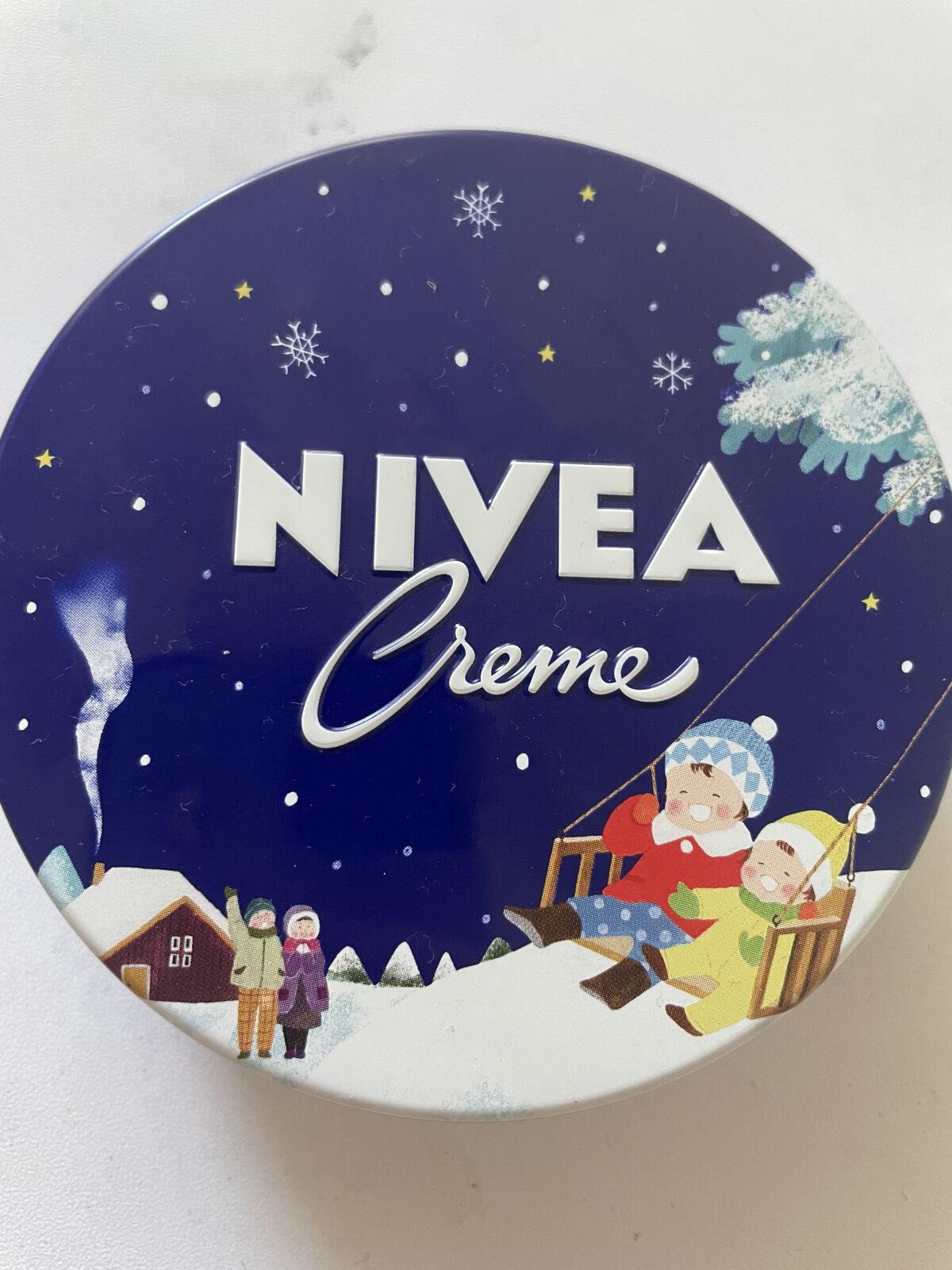 ニベアクリーム 限定デザイン 缶(生産終了）/ニベア/ボディクリームを使ったクチコミ（1枚目）
