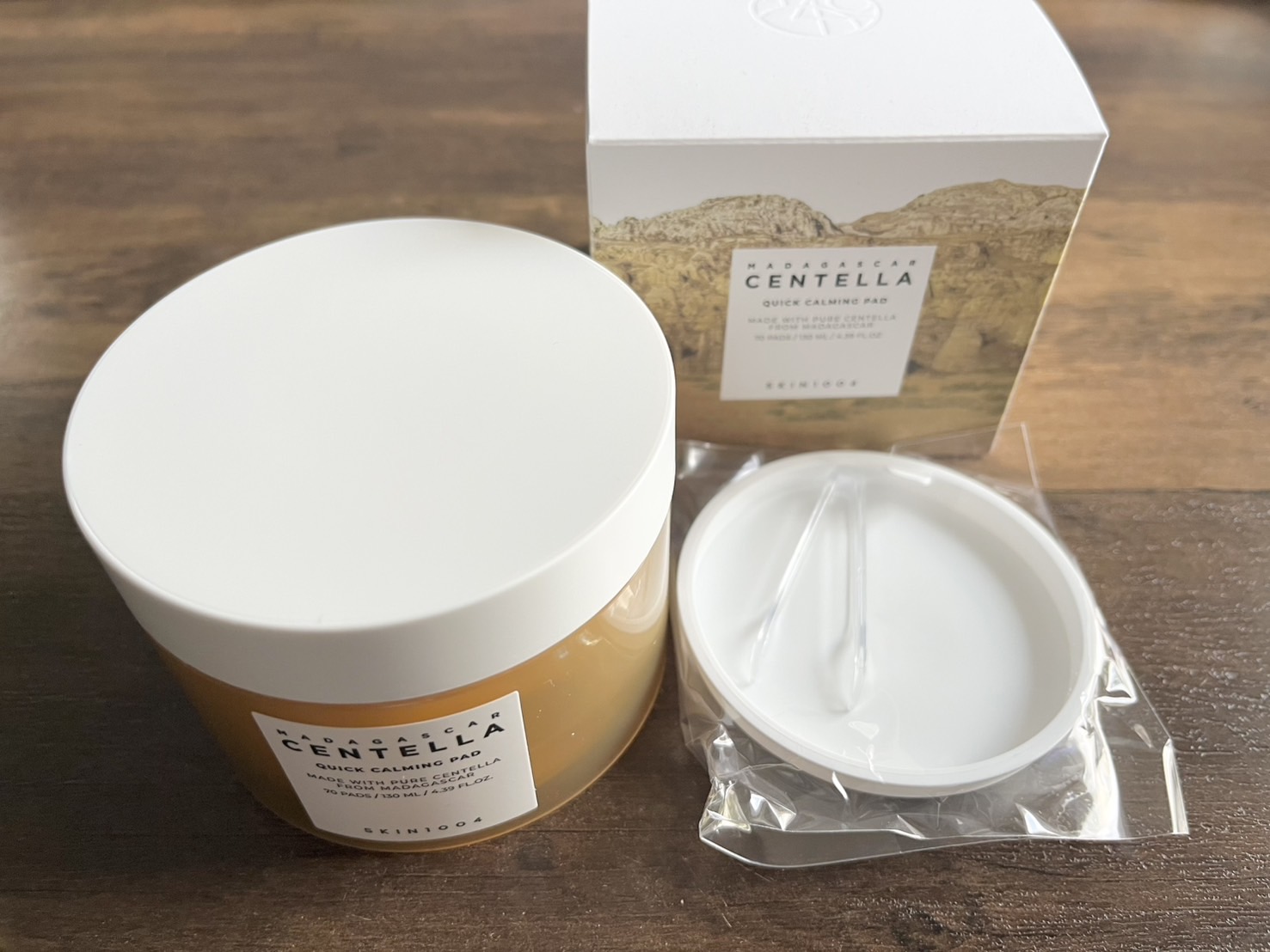 センテラ クイックカーミングパッド/SKIN1004/トナーパッドを使ったクチコミ（1枚目）