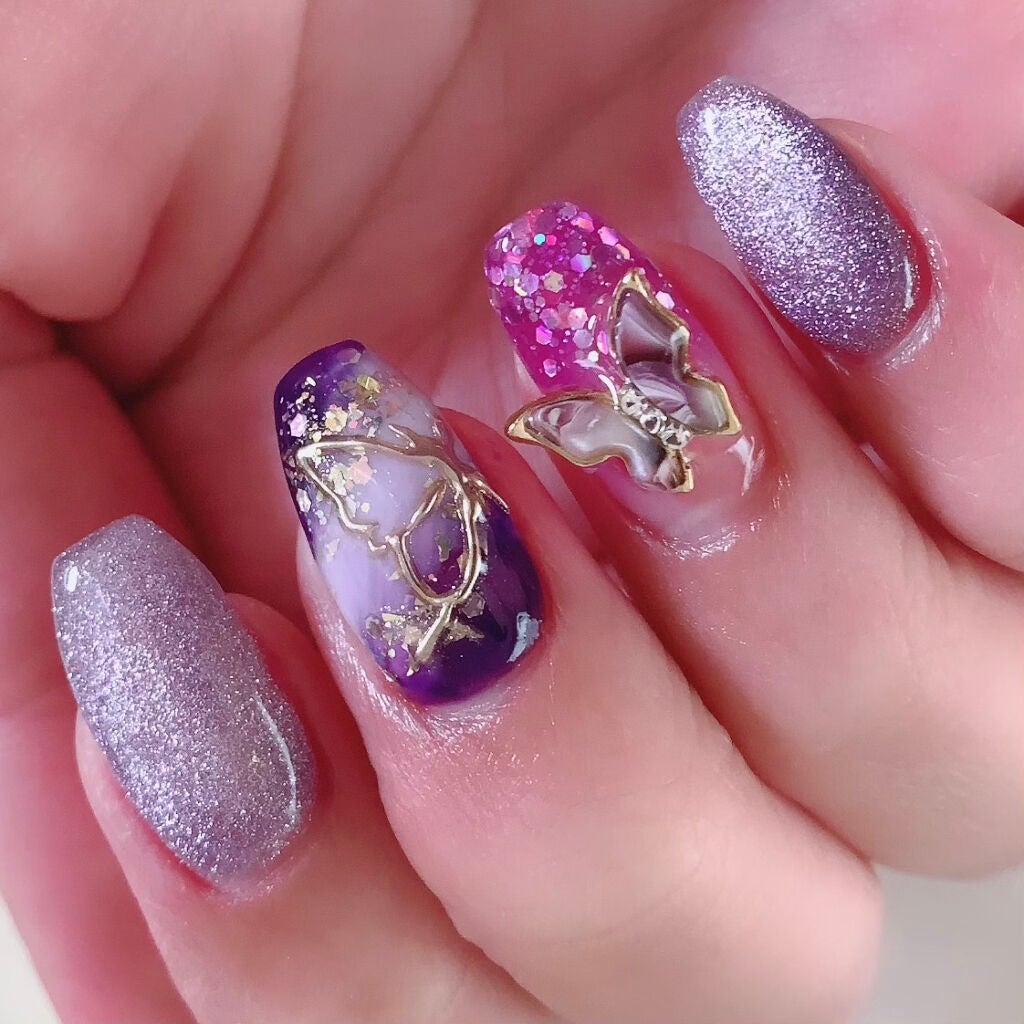 ネイルパーツ/セリア/ネイルチップ・パーツを使ったクチコミ(2枚目)