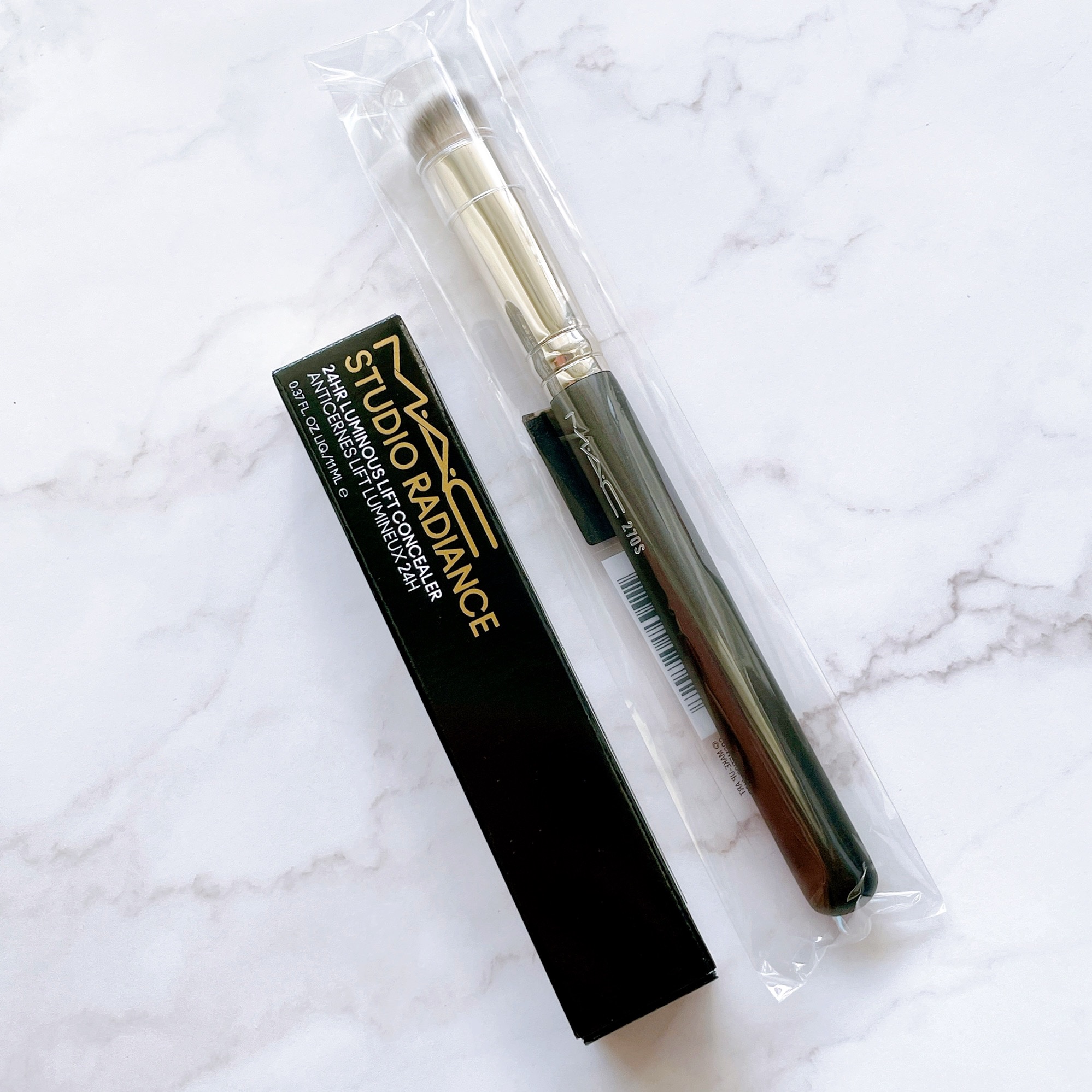 #270S ミニ ラウンド スラント ブラシ/M・A・C/メイクブラシを使ったクチコミ（2枚目）