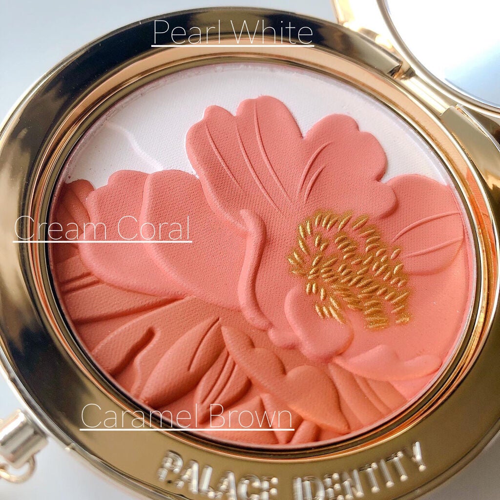 ZEESEAx正宮御品 「盛唐酔夢」シリーズ 丹酔金箔 牡丹チークシャッドパレット/ZEESEA/パウダーチークを使ったクチコミ(4枚目)